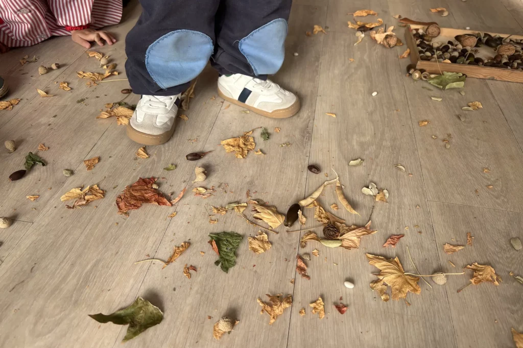 Montessori - Autumn Sensory Installation