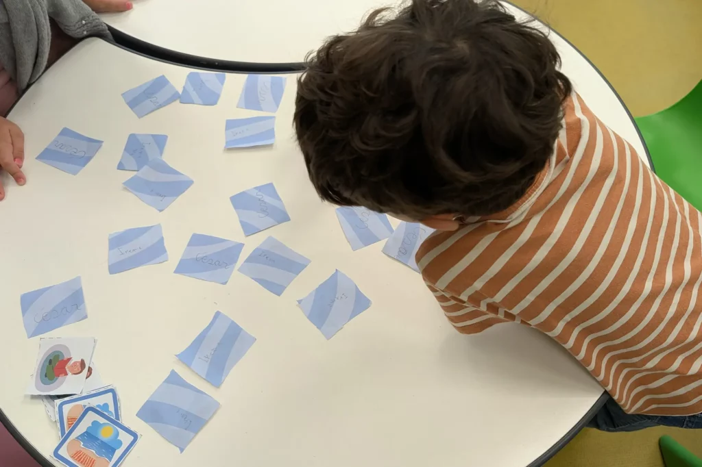 Montessori - Juego de memoria