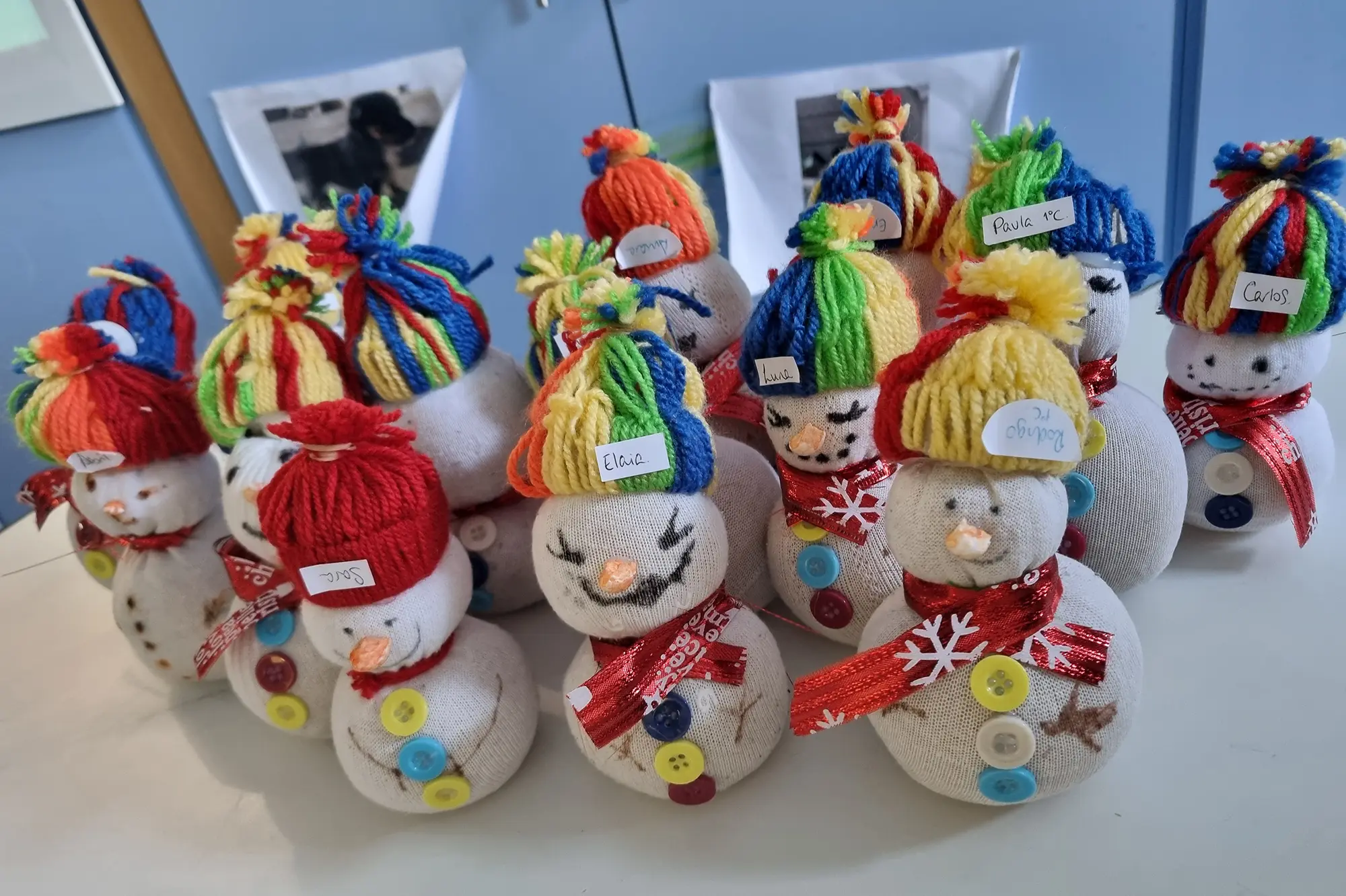 Montessori - Adorable Christmas Snowman Crafts