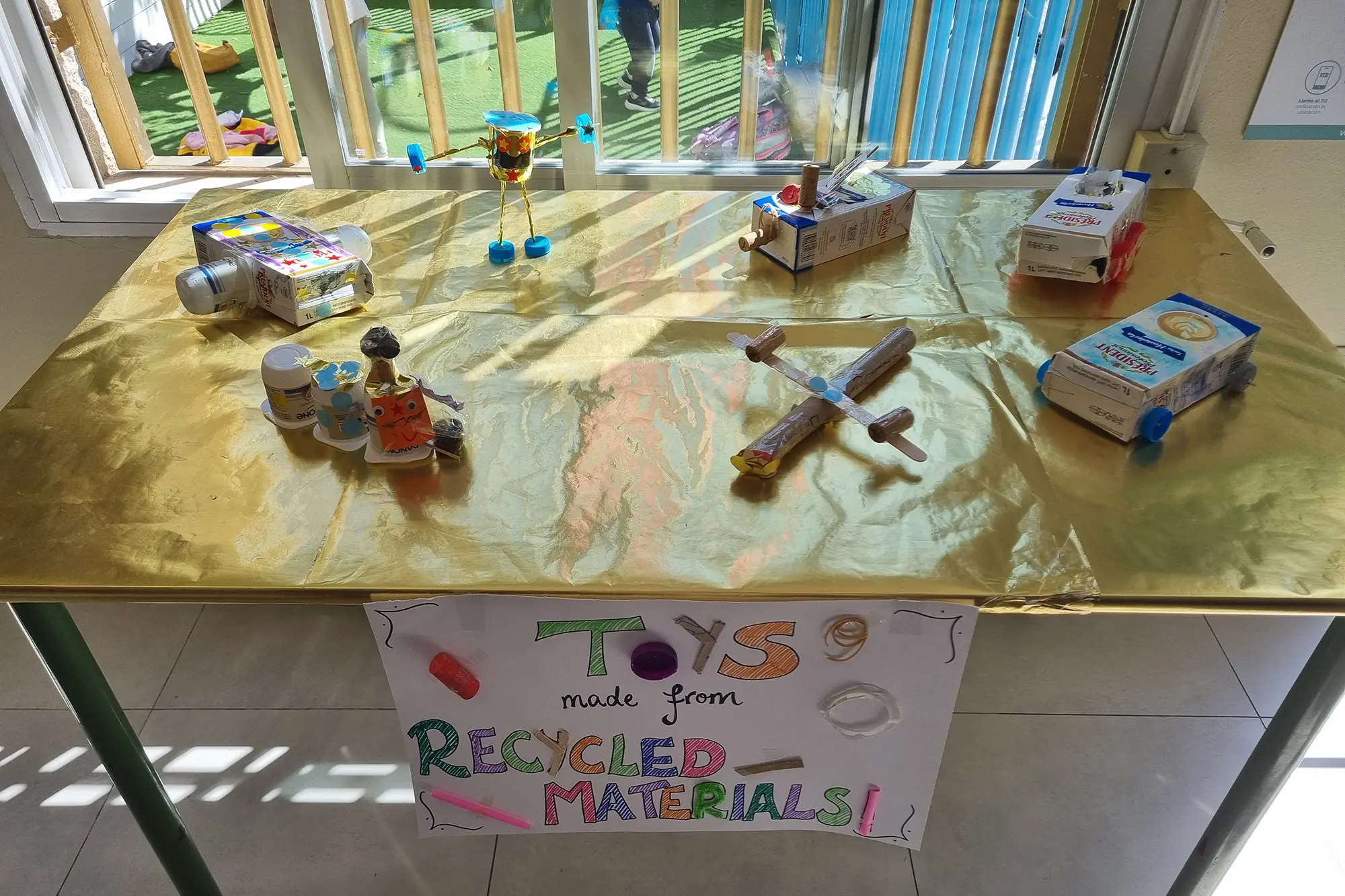 Montessori - Toys made from recycled materials